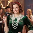 dodatek do stroju ma karnawal naszyjnik perly retro lata 20 80 diva flapperka marilyn