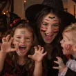 dodatek do stroju makijaz na halloween wodne tatuaze zmywalne krwawa dlon rany krew help