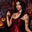 dodatek do stroju makijaz na halloween wodne tatuaze zmywalne krwawa dlon rany krew help