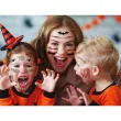 dodatek do stroju makijaz na halloween wodne tatuaze zmywalne oko krwawe rany blizny