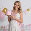 dodatek do stroju na baby shower szarfa przyszla mama rozowy jasny mom to be 160 cm