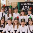 dodatek do stroju na dzien gornika czapka papierowa barborka czako zielona dla dzieci