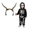 dodatek do stroju na halloweem opaska na glowe rogi diabla zlote cosplay
