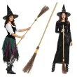 dodatek do stroju na halloween andrzejki karnawal miotla czarownicy wiedzmy dekoracja 101 cm