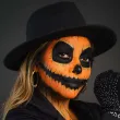 dodatek do stroju na halloween farbka do twarzy czarna make up makijaz do kostiumu 16 ml
