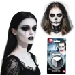 dodatek do stroju na halloween farbki do twarzy biala czarna szara wampir duch