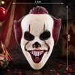 dodatek do stroju na halloween karnawal maska szalony klaun pennywise it to zabojca morderca