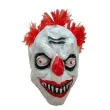 dodatek do stroju na halloween maska klaun morderca karnawal joker