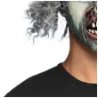 dodatek do stroju na halloween maska lateksowa zombie wlosy karnawal