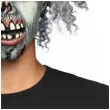 dodatek do stroju na halloween maska lateksowa zombie wlosy karnawal