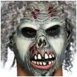 dodatek do stroju na halloween maska lateksowa zombie wlosy karnawal