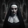 dodatek do stroju na halloween naszyjnik odwrocony krzyz czarny wampir ksiadz cosplay