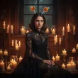 dodatek do stroju na halloween opaska do wlosow dynia ze swiecacymi oczami