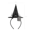 dodatek do stroju na halloween opaska kapelusz czarownicy andrzejki kostium wiedzma 17x28 cm