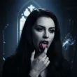dodatek do stroju na halloween sztuczne zeby kly wampira termoplastyczne wampirzyca cosplay larp