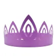 dodatek do stroju na karnawal papierowa opaska na glowe tiara diadem ksiezniczki fioletowa 3 s