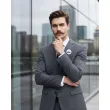 dodatek do stroju na movember przypinka wasy bialo czarna pin 5 6 cm