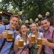 dodatek do stroju na oktoberfest wieczor kawalerski opaska na glowe kufle piwa do fotobudki