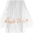 dodatek do stroju na wieczor panienski welon bride to be bialy rose gold 63 cm
