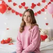 dodatek do stroju prezent na walentynki opaska serca czerwone do fotobudki na sesje wesele