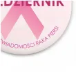dodatek do stroju przypinka rozowa wstazka miesiac swiadomosci raka piersi pin 5 6 cm