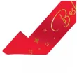 dodatek do stroju szarfa urodzinowa boska 70 czerwona 160 cm