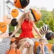 dodatki do stroju na halloween zestaw diabla rogi ogon muszka diablica demon sukkub cosplay