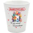 doniczka nauczyciel to nie zawod to powolanie bialy 10 cm