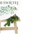 drewniana tablica powitalna komunia swieta eukaliptus beauty dekoracja sali powitanie gosci 3