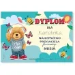 dyplom przyjaciel pluszowego misia mis i hip hop a5 5 szt