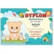 dyplom przyjaciel pluszowego misia mis i pastelki a5 5 szt
