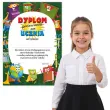 dyplomy pasowania na ucznia wesoly piornik rozpoczecie roku szkolnego a5 5 szt