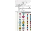 dzety samoprzylepne kwiatki i perelki mix titanum 140 szt
