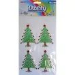 dzety samoprzylepne perelki choinki zielone brewis 4 szt