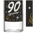 etykieta na butelke 90 urodziny glamour birthday 85x120 mm 5 szt