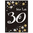 etykieta na butelke urodziny 30 gold 85x120 mm 5 szt