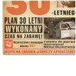 etykieta na butelke urodziny 30 letni plan prl 95x125 80x60 mm 25 szt