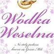 etykiety na butelke wodka weselna rozowa dekoracjepolska 25szt