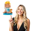 figurka na tort chlopiec z pieskiem dekora 10 cm