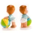 figurka na tort chlopiec z pilka dekora 10x7 cm