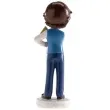 figurka na tort komunia chlopiec z samolotem dekora 13 cm