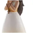 figurka na tort komunia dziewczynka w sukni dekora 16 cm