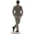 figurka na tort pan mlody w szarym garniturze dekora 16 cm