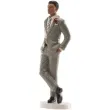figurka na tort pan mlody w szarym garniturze dekora 16 cm