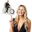 figurka na tort para mloda na motocyklu folat 12 cm