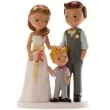 figurka na tort para mloda z synem dekora 16 cm