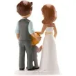 figurka na tort para mloda z synem dekora 16 cm