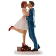 figurka na tort slub para mloda z walizka dekora 16 cm