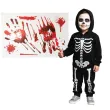 folia elektrostatyczna halloween krwawe slady dloni arpex 20x30 cm