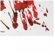 folia elektrostatyczna halloween krwawe slady dloni arpex 20x30 cm